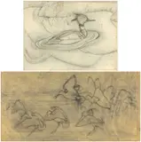 Untitled by Charles Frederick Tunnicliffe, pencil on paper, sold Nov 2024