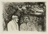Rare limited edition by John Elwyn, 1975, etching, sold Nov 2024