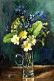 Untitled by Heather Craigmile, oil on board, sold Nov 2024