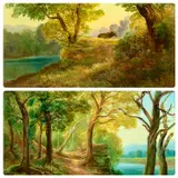 Untitled by Thomas Finchett, oil, sold Nov 2024
