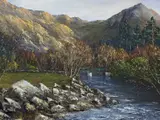 Untitled by Gwyneth Tomos, oil on canvas, sold Nov 2024