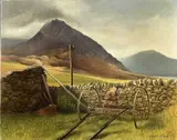 Tryfan by David T. Williams, oil on canvas, sold Nov 2024