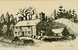 Ty Mawr by Kyffin Williams, print, sold Nov 2024