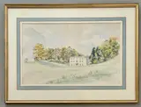 'Cerney House by Cecilia Humphrys, 1981, watercolour, offered Jun 2026
