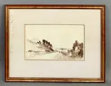 Entrance to Dover from the North by Major General James Pattison Cockburn, pencil, offered Jun 2026