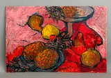 Pineapples by Rita Smith, oil on board, sold Jun 2026