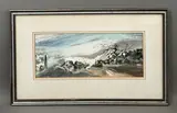 Moorland Snow by Gwilym John Blockley, watercolour, sold Jun 2026