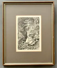 Devil by John Sell Cotman, etching, sold Jun 2026