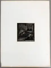 Milton by Charles West Cope, etching, sold Jun 2026