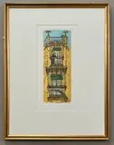 Balcony by Richard Beer, etching and aquatint, offered Jun 2026