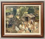 Dappled Sunshine by Dulcie Mayne Stephens, oil on board, sold May 2026