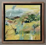 Colle Verde Fields by Janette Kerr, 1997, oil on canvas, sold May 2026