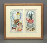 Un Beau Dimanche by Anto Carte, watercolour and gouache on paper, offered May 2026