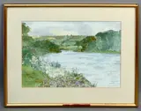The River Blackwater by Paul Burton, 1996, watercolour, sold May 2026