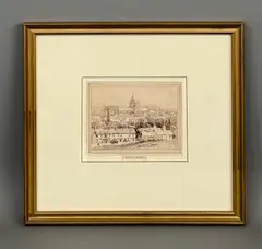 Ottery St Mary by George Shepherd, 1825, ink and watercolour, offered May 2026