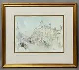 London Road, Bath by John Frederick Palmer, watercolour and pencil, offered May 2026