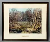 Cock forward in Kingscliffe Woods by Rodger McPhail, print, offered May 2026