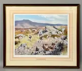 Driven grouse opposite Winn Hill, Hope Valley by Rodger McPhail, print, sold May 2026