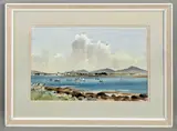 Derbyhaven from Fort Island by John Hobson Nicholson, watercolour, sold May 2026