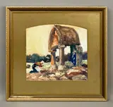 Hurst by Henry William Lowe, watercolour, sold Apr 2026