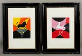 'Le by Miguel Dévèze, gouache on card, sold Mar 2026