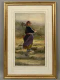 The gardener by John Absolon, watercolour, offered Mar 2026