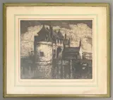 Untitled by Edgar Rowley Smart, etching, offered Mar 2026
