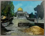 The Done of the Rock by Rita Smith, oil on board, sold Feb 2026