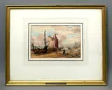 Beach Scene at Hastings by Thales Fielding, oil, sold Feb 2026