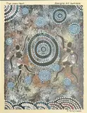 Two Lovers Meet by John Smith Gumbula, mixed media on linen, sold Feb 2026