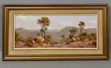 South African landscape by Henry Bredenkamp, oil on board, sold Feb 2026