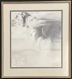 Flying South by George Russell, pencil, sold Feb 2026