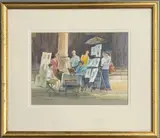 The Portrait, Florence by Elizabeth Chalmers, watercolour, sold Feb 2026