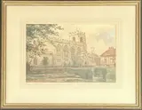 The Guild Chapel by W. W. Quatremain, watercolour, sold Feb 2026