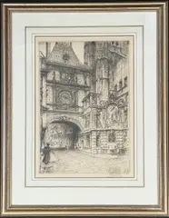St Ouen, Rouen by Henry Charles Brewer, oil, sold Jan 2026