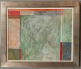 Red Outline by Jennifer Pettigrew, mixed media, sold Jan 2026