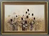 Wild Flowers by Kathleen Caddick, oil on board, sold Jan 2026