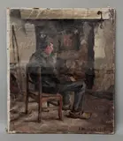 Untitled by Gaston Haustraete, 1909, oil on canvas, sold Jan 2026