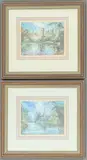 Warwick Castle; by Robin Hazelwood, oil on card, sold Jan 2026