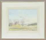 By the River Windrush by Ken J. Messer, watercolour, sold Jan 2026