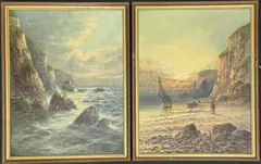Comprising 'Wild Rocks and a Rising by Frank Hider, oil on canvas, offered Dec 2025