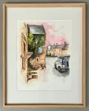 Stow-on-the-Wold by Jasmine Jennings, watercolour on paper, sold Dec 2025