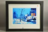 Christmas eve in the snow by Rolf Harris, print, sold Nov 2021
