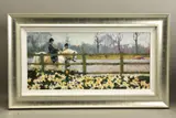 'RIDING IN THE SPRING', an artist proof edition print of a child by Rolf Harris, print, offered Nov 2021