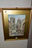 TO INCLUDE an Albert Henry Findley (British 1880-1975) watercolour of York by Paintings And Prints Etc, watercolour, sold Nov 2021