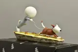 Catch me if you can by Doug Hyde, sculpture, sold Nov 2021