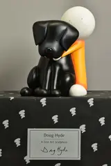 Beware of the dog by Doug Hyde, sculpture, sold Nov 2021