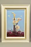 Gigli di calla ii by Bruno Tinucci, oil on canvas, sold Nov 2021