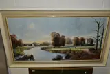An autumn morning by Donald Jennings, 1978, oil on canvas, sold Nov 2021
