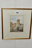 Kidderminster by John Keeley, watercolour on paper, offered Nov 2021